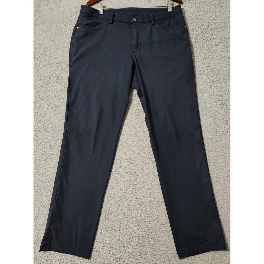 Lululemon‎ ABC Pant Classic Men's Size 36 x 33 Nautical Navy Blue M5335S